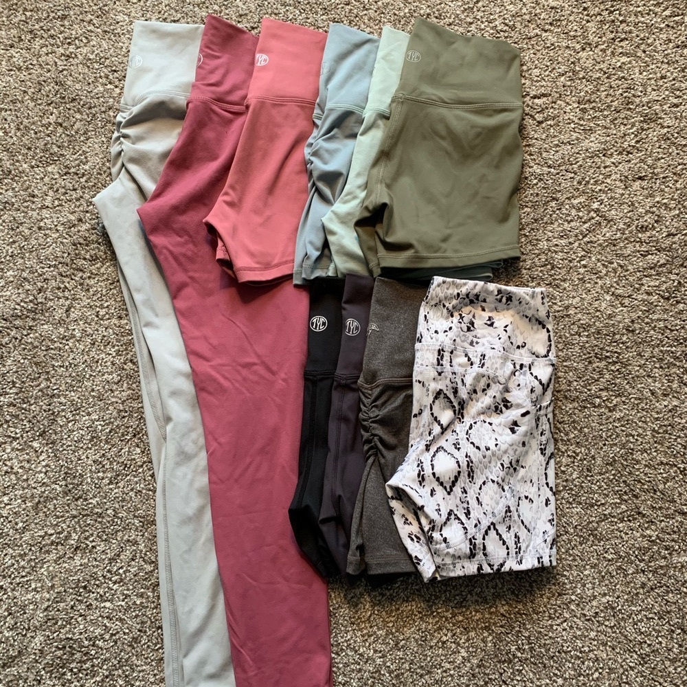 Til You Collapse Shorts and Leggings-7pieces